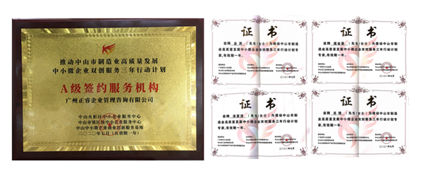 星亿咨询入选A级签约服务机构，4名老师获聘指导专家