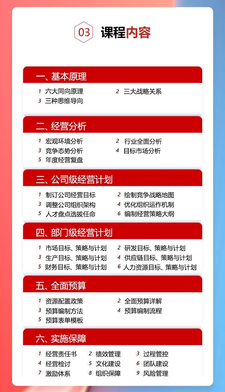 星亿咨询集团《年度经营计划&全面预算管理》即将开课